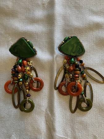 Boho/Tribal Statement Earrings 1