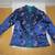 Womens Chinese Silk Reversible Quilted Embroidered Jacket, Size Small 1 thumbnail