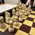 Handsome Wooden Chess Set/Checkers/Back Gammon And Dark Brown Casing 5 thumbnail