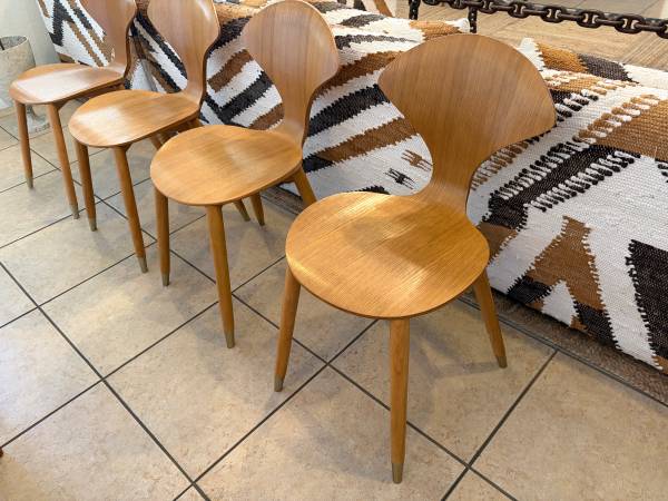 4 Anthropologie chairs 1