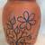 *** Beautiful Etched Butterfly & Flowers Clay Pot *** 1 thumbnail