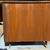 Vintage Executive Mid Mod Desk Mid Century Modern with Finished Back 10 thumbnail