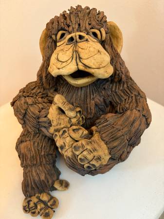 MONKEY CLAY SCULPTURE 1