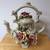 Vintage Floral Teapot Capodimonte Sculpture 1 thumbnail