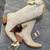 White pearl silver boots size 7 Ariat brand 9 thumbnail
