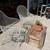 Pair of Early 20th Century French White Painted Iron Wire Tub Chairs – $1,200  3 thumbnail