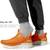 ALLSWIFIT Men's Slip On Walking Shoes Sneakers, Size 10M, Color Orange 3 thumbnail