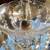 Antique Crystal Lamp -Tall, Huge Prisms, Nice Color, Hollywood Regency 7 thumbnail
