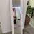 Over-the-Door Jewelry Cabinet Mirror – 47x14.5” White Lockable Organiz 1 thumbnail