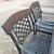 Garden Treasures Herrington Classics Patio Table w/ 6 Chairs.  CAST. 5 thumbnail