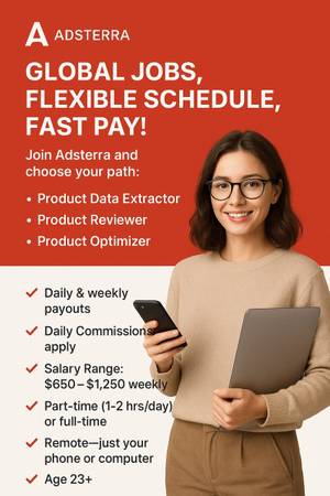 Flexible Part-time/Full-time Jobs 1