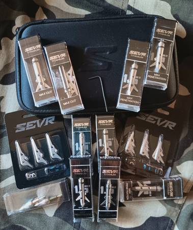 New Sevr broadheads, bow archery 1