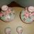 Matching Pr of Exquisite Rose&Forget me Not Porcelain Dresser Jars 5 thumbnail
