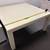 Solid Pine Table/Desk, Custom Made, Painted Off White 60X60X31 1 thumbnail
