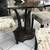 Glass Dining Table with a Palm Tree Base & 4 Coastal Chairs 6 thumbnail