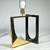 (2pc) Pair Contemporary Geometric Large Brass Table Lamps 11 thumbnail