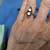 Antique Ring Diamond 14kt Gold Onyx Ladies  size 6 Victorian Art Deco 2 thumbnail