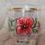 /// VTG HANDPAINTED FLORAL w/GOLD BANDS SHOT GLASSES - SET of 3 \\\ 8 thumbnail