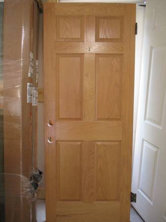 Used Interior Solid Oak Door 1