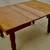 42" Antique Oak Dining Table w/2 Leaves 3 thumbnail