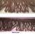 Imported Italian Beaded Tassel Trim  - By the Foot! Taupe & Black. NE 24 thumbnail