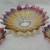 Vintage Federal Glass Celestial Scalloped Edge Iridescent Serving Set 1 thumbnail