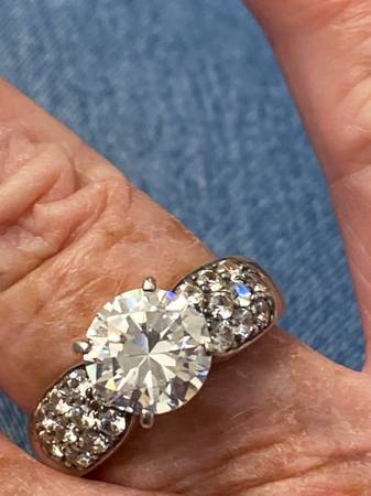 Silver CZ Ring - $35 (San Marcos)63471350888193120