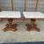 Vintage Pair of Beveled Marble Top End Tables with Urn Shape Bases. 2 thumbnail