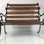 LITTLE MINIATURE BENCH  19” HIGH 19” WIDE 19” DEEP  MATERIAL: CAST IRO 1 thumbnail