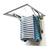 Blue-white Loft Wall Ladder Stairs Extension Folding Stairs #022443 2 thumbnail