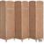 HOMCOM Room Divider 6 Panel Folding Privacy Screen 6FT Tall 1 thumbnail