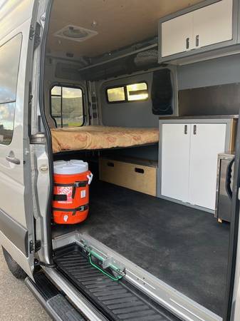 Sprinter Van bed frame and deck 1