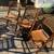 Set of 3 vintage tortoiseshell bamboo folding chairs A207 2 thumbnail