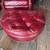 Hancock and Moore Chair and Ottoman Set- Glazed Blackberry 2 thumbnail