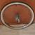 Vintage▶ENGLISH Chrome Rack --- CRUISER Back Wheel / Tire 1950s -60s 5 thumbnail