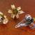 *** BEAUTIFUL Vintage GLASS LILY ORNAMENTS *** 2 thumbnail