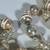 (7pc) Strands of Silver Glass "Old World" Garland 9 thumbnail