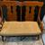 Vintage Heywood Wakefield 2 person bench chair 1 thumbnail