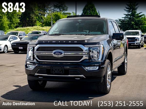 Ford F150 F 150 F-150 LimitedCrew Cab 2021 - $843 (Auto Destination)63623043064835123