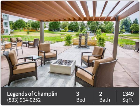 $1,978 / 3br - 1349ft2 - Lovely spacious 3 BR, 1349 sq ft for seniors! Disability access (Champlin)63868703931395120
