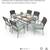 New patio dinning table and chair set for 7 piece 1 thumbnail