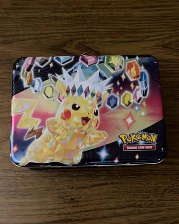 Pokemon Scarlet & Violet Surging Sparks Booster Lunch Box Tin - No Packs 1