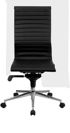 3 New Black Executive High Back Desk office chair w/ no arms Reg$348 1