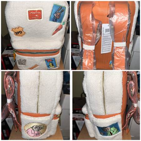 DISNEY PARKS Zootopia Loungefly Backpack (NWT) 1