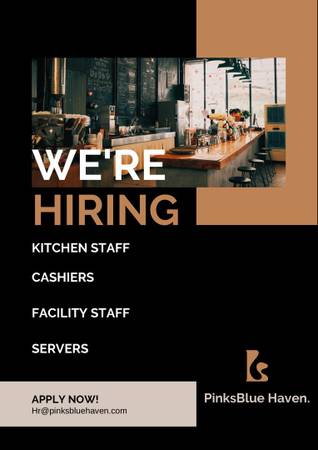Kitchen Staff, Facility Staff, Cashier and Servers 1