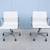 Herman Miller Eames Aluminum Group Management Chair in White Leather 10 thumbnail