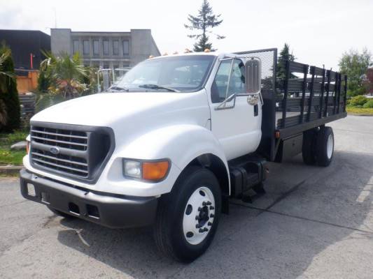 2001 Ford F650 18 Foot CAT Diesel Manual Flatdeck 1