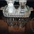 Antique crystal dish with salt and pepper grinder 1 thumbnail