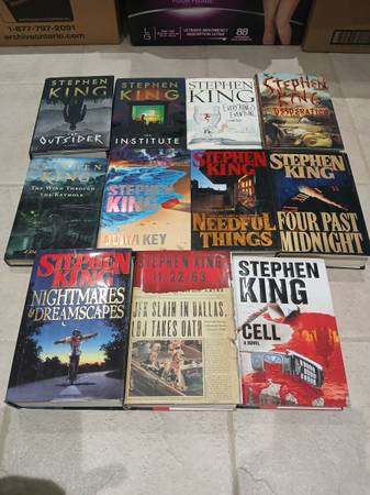 11 STEPHEN KING hardcover books 1