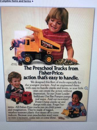 Vintage “Husky Helper” Tow and Dump Trucks - $45 (san mateo)63471320033539121